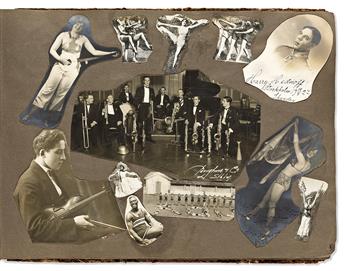 (ENTERTAINMENT--MUSIC.) Scrapbook of Jazz-age trombonist George Brashears time in Sweden.